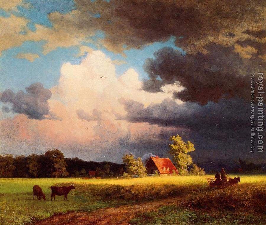 Albert Bierstadt : Bavarian Landscape Albert Bierstadt : Bavarian Landscape